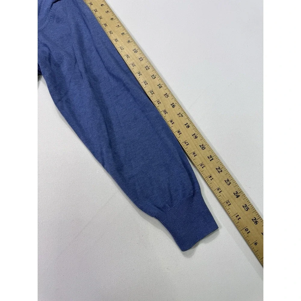 Jos A Bank Signature XL Blue Pima Cotton Cardigan Sweater NWT V-Neck Classic XL